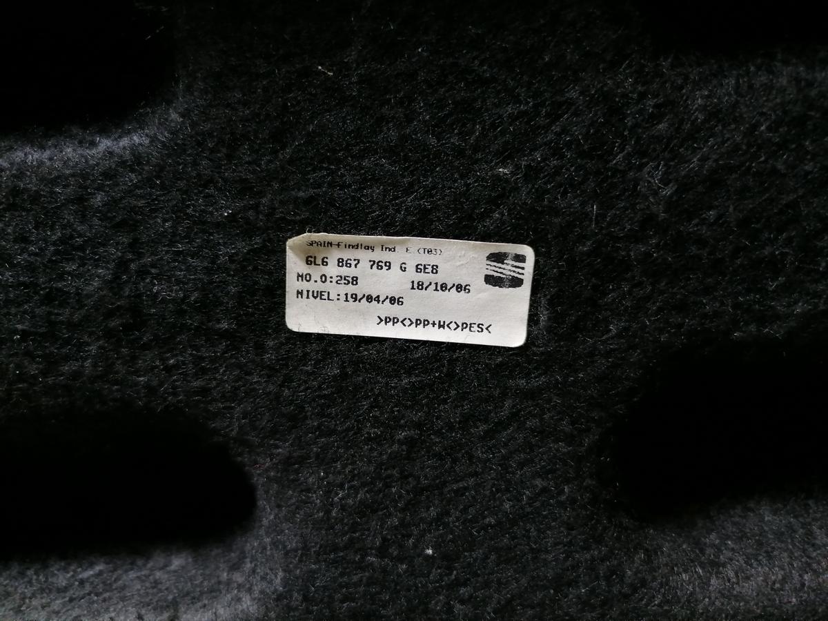 Seat Ibiza 6L original Hutablage Abdeckung Kofferraum Bj.2006